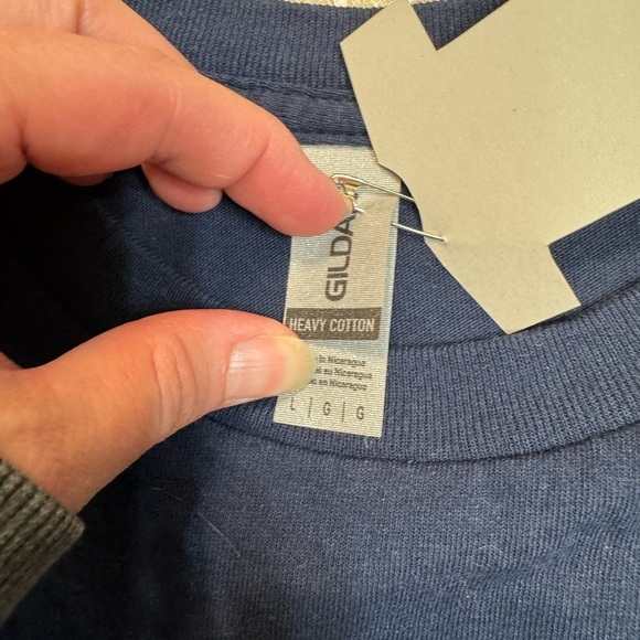 NEW Adult Navy Equestrian Horse Lover American T-Shirt Unisex Large - Picture 5 of 5